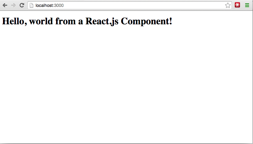 hello react.js component