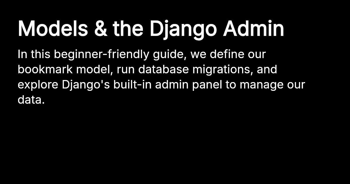 python - django model admin - stack overflow Images... Models & the Django Admin | Josh Finnie